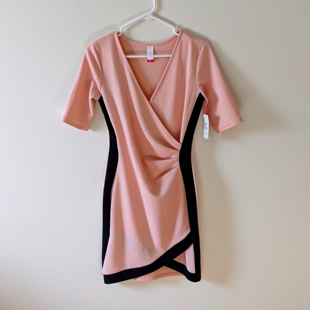 Pink bodycon dress